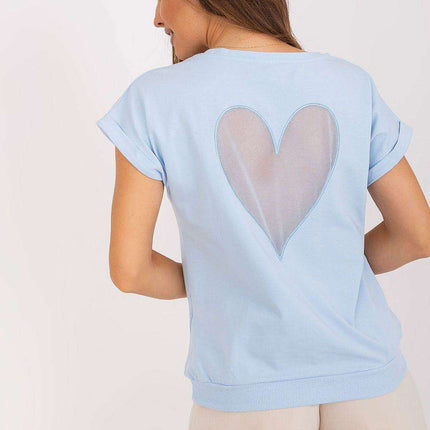 Elegant Heart Mesh Back Top - Très Elite