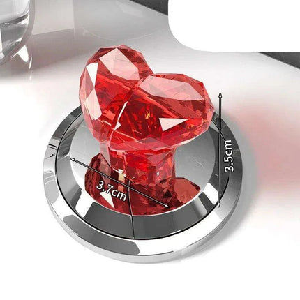 Elegant Heart-Shaped Flush Button - A Touch of Style for Your Bathroom - Très Elite