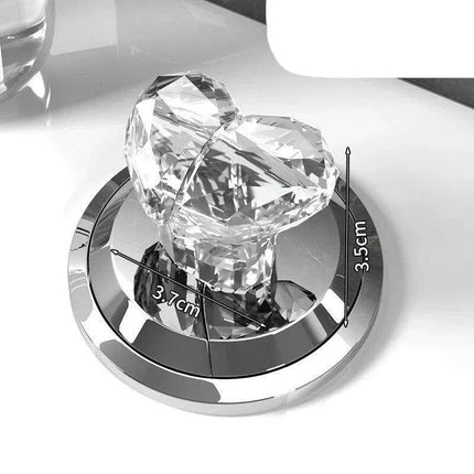 Elegant Heart-Shaped Flush Button - A Touch of Style for Your Bathroom - Très Elite