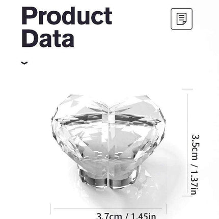 Elegant Heart-Shaped Flush Button - A Touch of Style for Your Bathroom - Très Elite