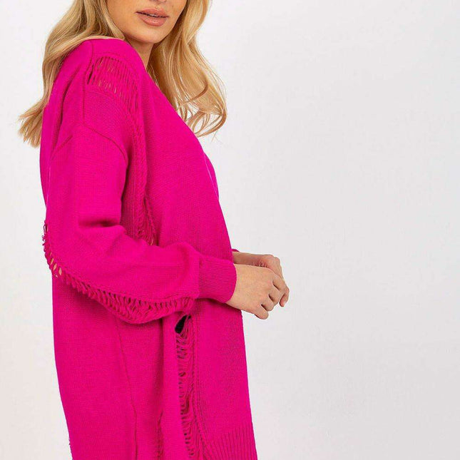 Elegant Heart Shaped Neckline Cardigan Parisian Chic