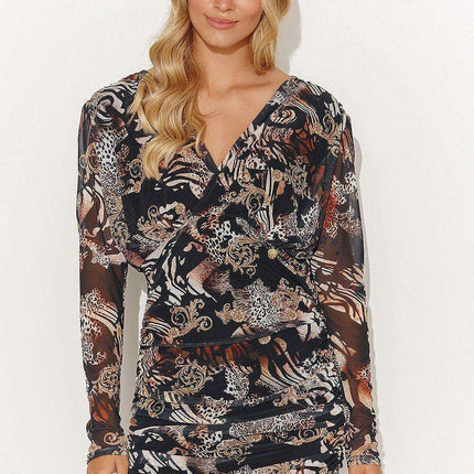 Elegant Heart-Shaped Neckline Mesh Mini Dress - Très Elite
