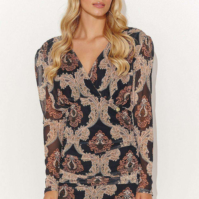 Elegant Heart-Shaped Neckline Mesh Mini Dress