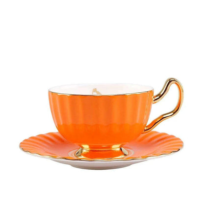 Elegant Heritage: Exquisite Bone China Tea and Coffee Set with 24K Gold Accents - Très Elite