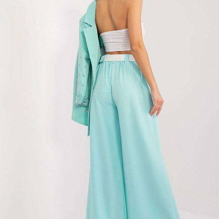 Elegant High-Waisted Palazzo Trousers for Women Office Wear - Très Elite