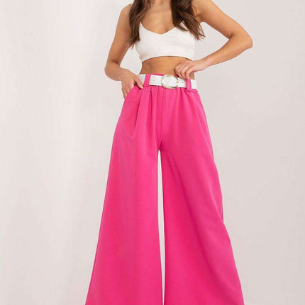 Elegant High-Waisted Palazzo Trousers for Women Office Wear