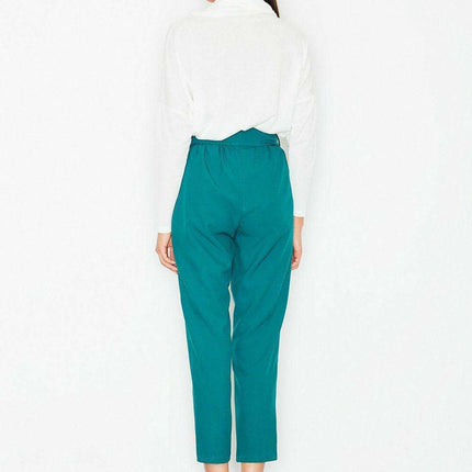 Elegant High-Waisted Trousers by Figl - Très Elite