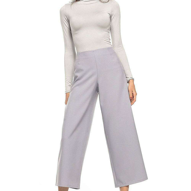 Elegant High-Waisted Wide-Leg Pants for Women