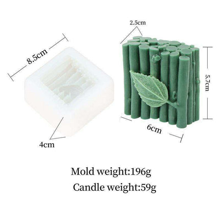 Elegant Holiday Candle Making Set: Santa Bell & Christmas Tree Molds - Très Elite