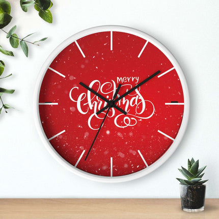 Elegant Holiday Clock with Exquisite Wooden Design by Maison d'Elite