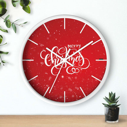 Elegant Holiday Clock with Exquisite Wooden Design by Maison d'Elite