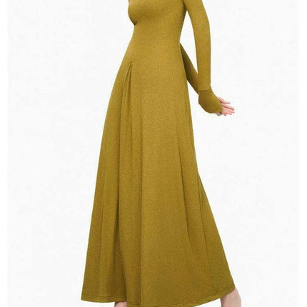 Elegant Hollow-Out Sequined Dress - Sophisticated Slim Pleated O-neck Autumn Party Dress - Très Elite