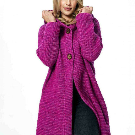 Elegant Hooded Knitted Cardigan for Ultimate Comfort
