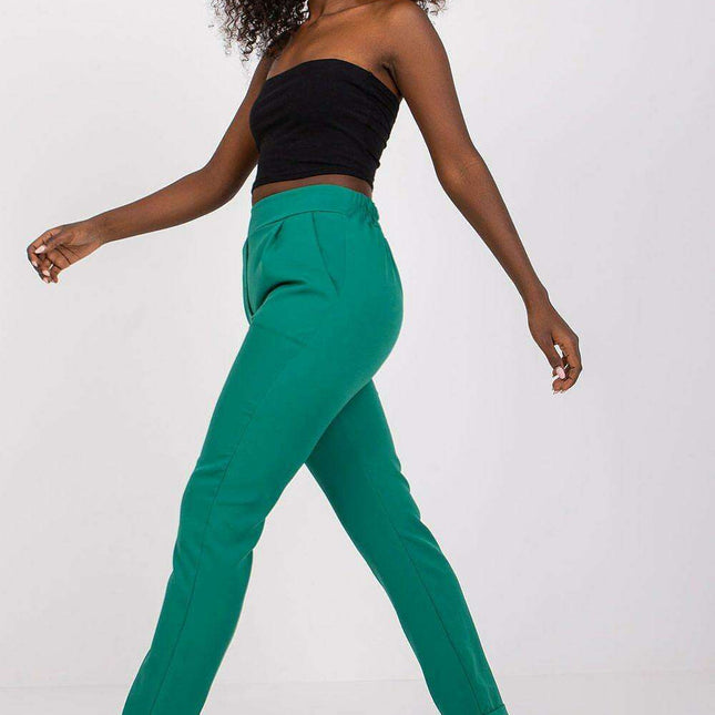 Elegant Italian High Waisted Pants For Women Crafted Comfort