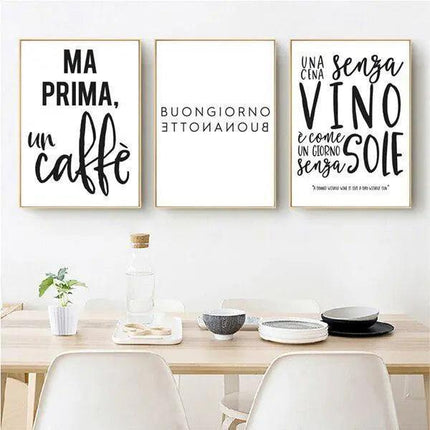 Elegant Italian-Influenced Textured Canvas Prints for Stylish Home Decor