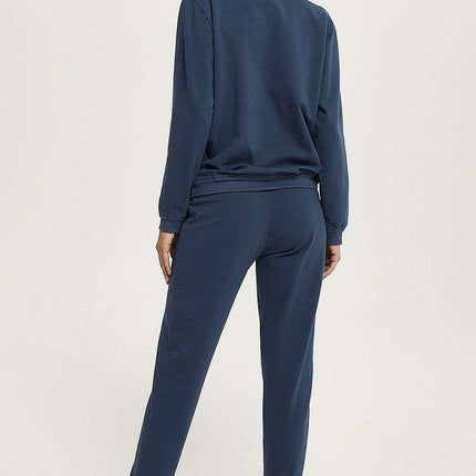 Elegant Italian Leisurewear Set with Textured Accents - Très Elite