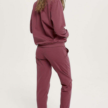 Elegant Italian Leisurewear Set with Textured Accents - Très Elite