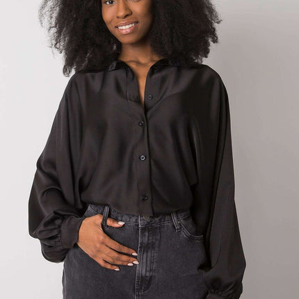 Elegant Italian Long Sleeve Button Up With Flowing Sleeves - Très Elite