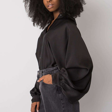 Elegant Italian Long Sleeve Button Up With Flowing Sleeves - Très Elite