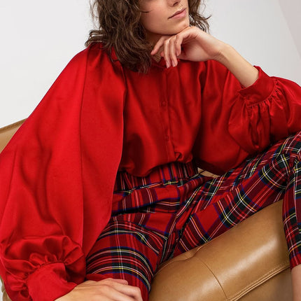 Elegant Italian Long Sleeve Button Up With Flowing Sleeves - Très Elite