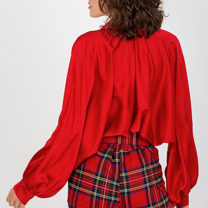 Elegant Italian Long Sleeve Button Up With Flowing Sleeves - Très Elite