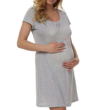 Elegant Italian Maternity Nightshirt - Comfortable and Stylish for Expecting Mothers - Très Elite