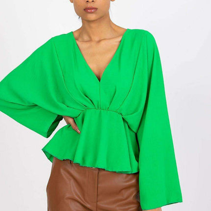 Elegant Italian Oversized Blouse Italy Moda European Design - Très Elite