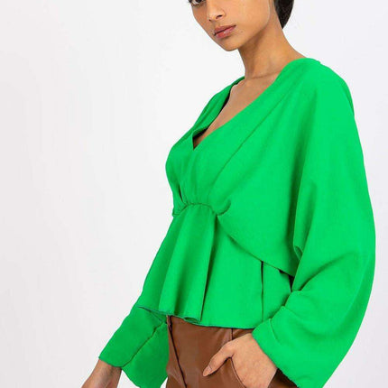 Elegant Italian Oversized Blouse Italy Moda European Design - Très Elite