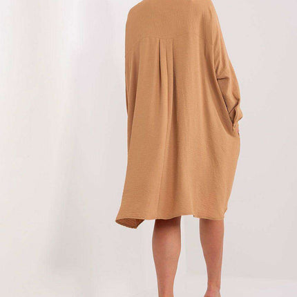 Elegant Italian Shirt Dress With Functional Pockets - Très Elite