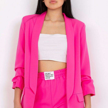 Elegant Italian Three Quarter Sleeve Moda Jacket For Women - Très Elite