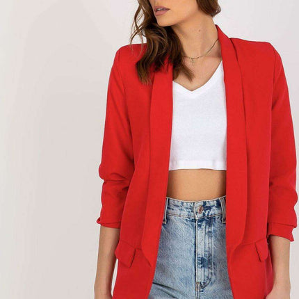 Elegant Italian Three Quarter Sleeve Moda Jacket For Women - Très Elite