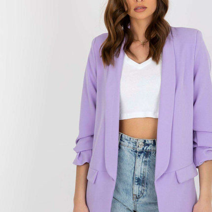 Elegant Italian Three Quarter Sleeve Moda Jacket For Women - Très Elite