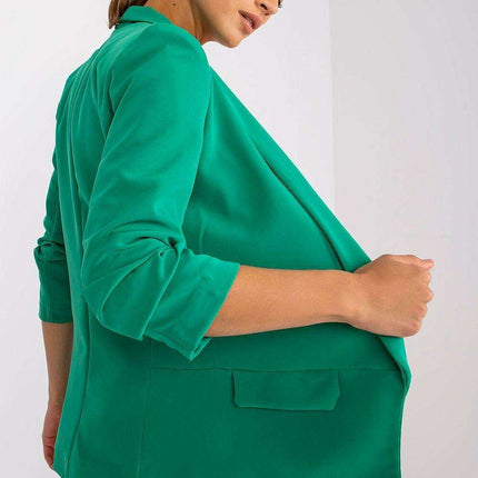 Elegant Italian Three Quarter Sleeve Moda Jacket For Women - Très Elite
