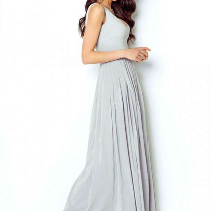 Elegant Ivory Chiffon Bridal Gown European Style Dress - Très Elite