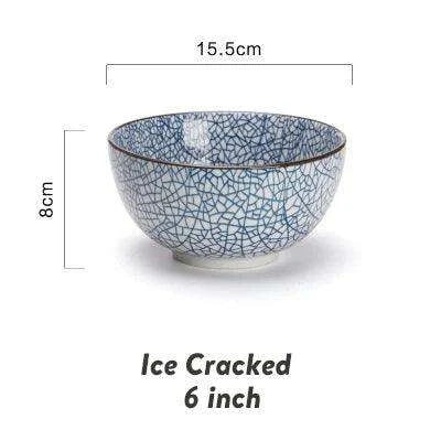 Elegant Japanese Ceramic Ramen and Soup Bowl Set - Très Elite