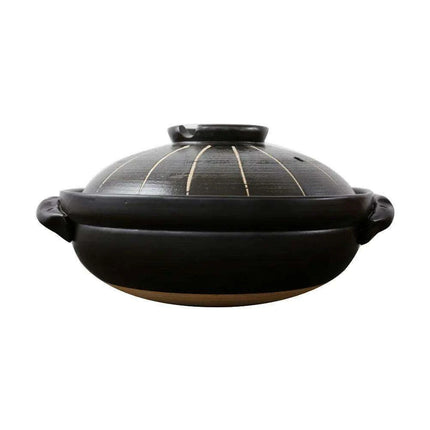 Elegant Japanese Ceramic Soup Pot - 2.6L Versatile Stovetop Cookware - Très Elite