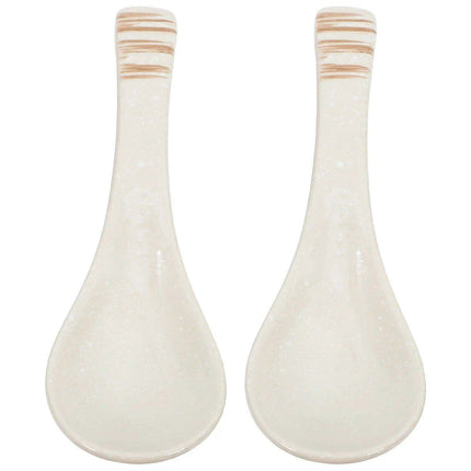 Elegant Japanese Ceramic Spoon for Ramen and Dumplings - A Touch of Sophistication for Every Meal - Très Elite