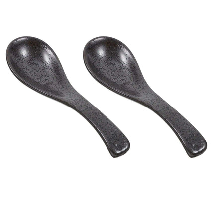Elegant Japanese Ceramic Spoon for Ramen and Dumplings - A Touch of Sophistication for Every Meal - Très Elite