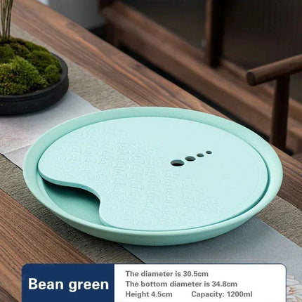 Elegant Japanese Ceramic Tea Tray Set - The Perfect Touch for Culinary Masterpieces - Très Elite