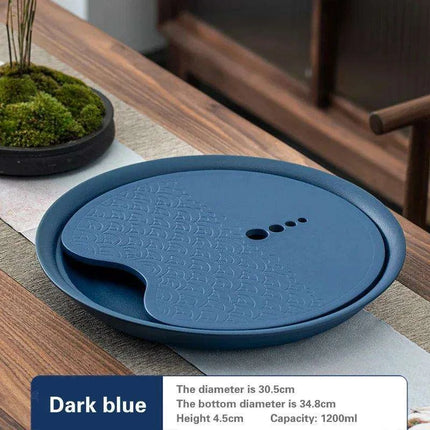 Elegant Japanese Ceramic Tea Tray Set - The Perfect Touch for Culinary Masterpieces - Très Elite