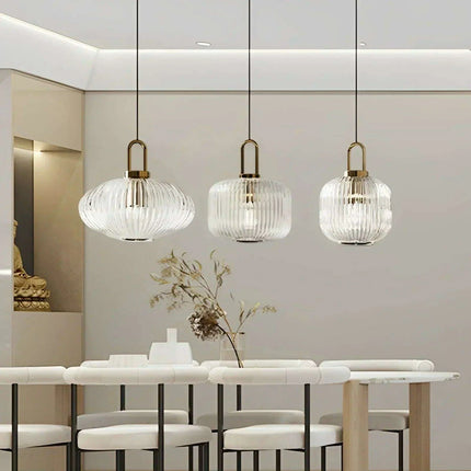 Elegant Japanese-Inspired LED Glass Pendant Lights for Modern Homes - Très Elite