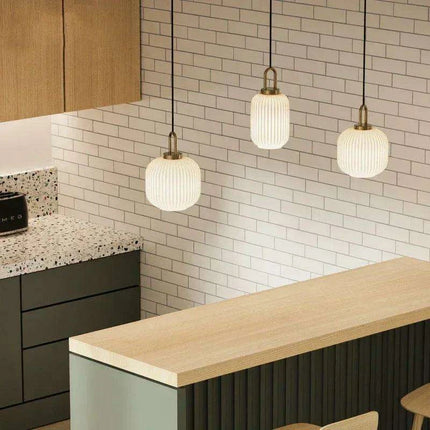 Elegant Japanese-Inspired LED Glass Pendant Lights for Modern Homes - Très Elite