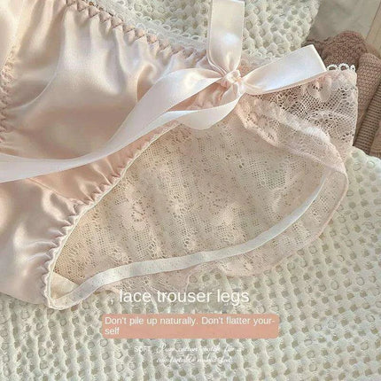 Elegant Japanese-Inspired Lace Mesh Briefs for Young Women - Très Elite
