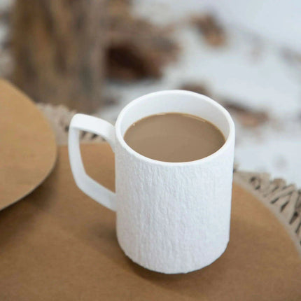 Elegant Japanese-Inspired Stone Grain Ceramic Coffee Mug for Home and Office Use - Très Elite