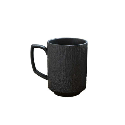 Elegant Japanese-Inspired Stone Grain Ceramic Coffee Mug for Home and Office Use - Très Elite