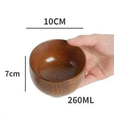 Elegant Japanese Jujube Wooden Bowls for Every Meal - Très Elite