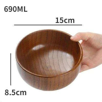 Elegant Japanese Jujube Wooden Bowls for Every Meal - Très Elite