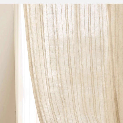 Elegant Japanese Lace Curtains with Cotton Tassels - Très Elite