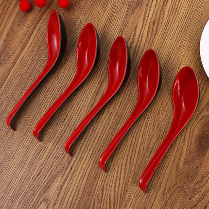 Elegant Japanese Porcelain Spoons Set - Premium Anti-Chip Kitchen Utensils - Très Elite
