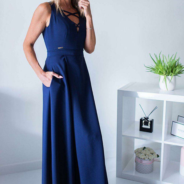 Elegant Jersa Evening Dress